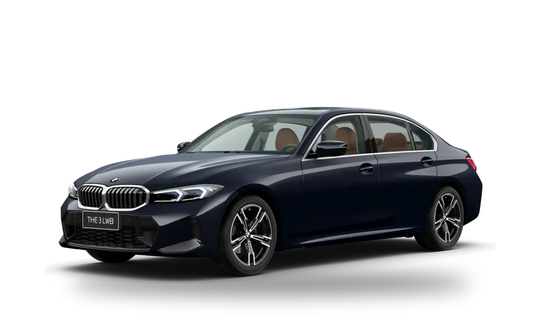 BMW 3 Series LWB in Carbon Black Metallic