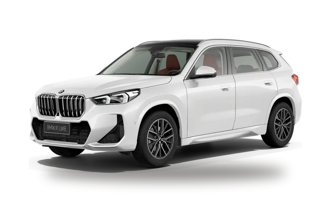 BMW X1 LWB in Mineral White Metallic