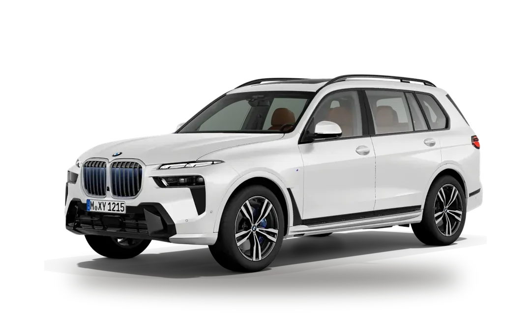BMW X7 in Mineral White Metallic